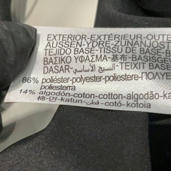 Zara Faux Leather Moto Biker Jacket NEW Women’s Large - Picture 7 of 7